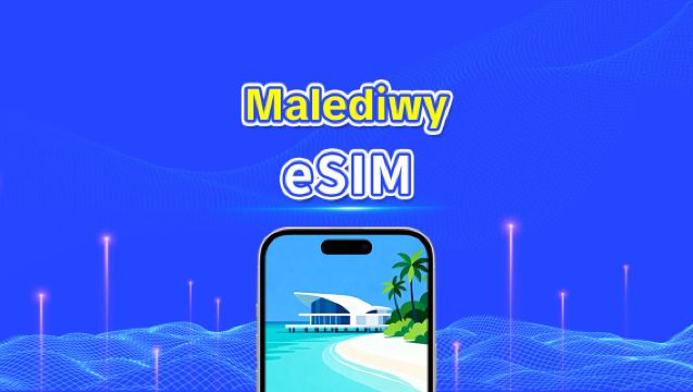Malediwy eSIM | 5G/4G | Szybki internet | 24 godziny | Wybór liczby dni | Kod QR