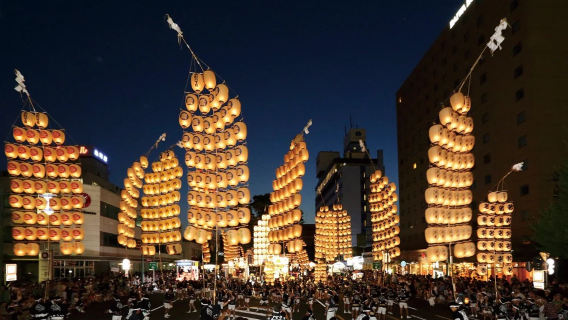 Premium viewing experience for the 2026 Akita Kanto festival (Ryotei Shidaya)