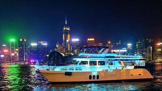 香港維多利亞港夜遊觀光船