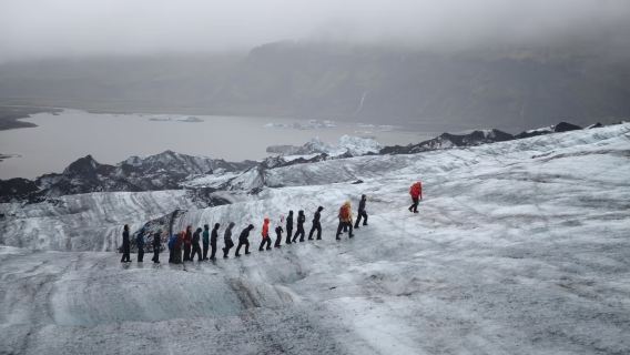 Iceland Reykjavik - Mendaki Glasier Sólheimajökull - Pantai Hitam - sewaan peribadi berbahasa Cina - Tanpa risau