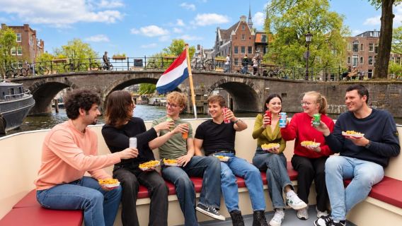 FEBOAT: Amsterdam Canal Cruise & FEBO Dutch Food Experience