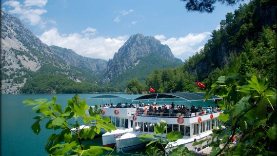 Green Canyon Boat Tour with BBQ Lunch, Unlimited Soft Drinks from Belek