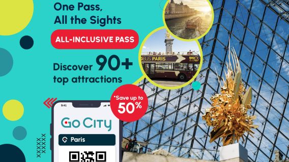 パリパス パリ周遊パス【公式直営/モンマルトル・セーヌ川遊覧船・エッフェル塔など40以上の人気観光スポット含む】