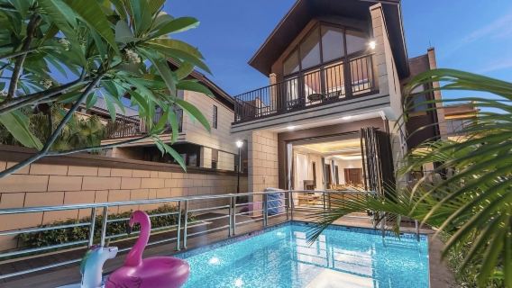 龍門南崑山川龍峽漂流·露營（過夜）【養生谷4房溫泉別墅「泡溫泉+唱K」竹溪山境香溪堡】