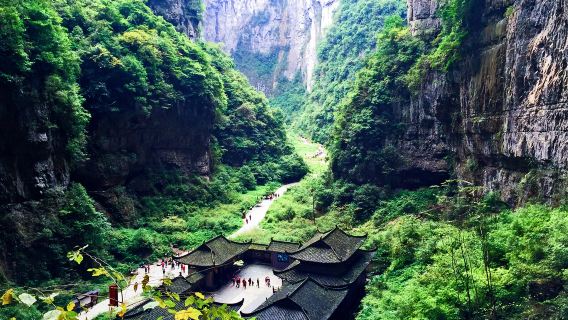 Tur Pribadi Tiga Jembatan Alami Wulong + Retakan Tanah Longshuixia