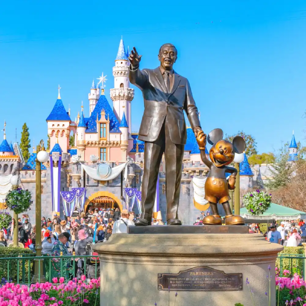 One-day tour of Disneyland and Disney California Adventure Park in California