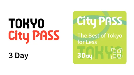 Tokyo City Pass (3-day)|3-Day Subway Ticket & Landmark Ticket & merchandise Attractions Pass