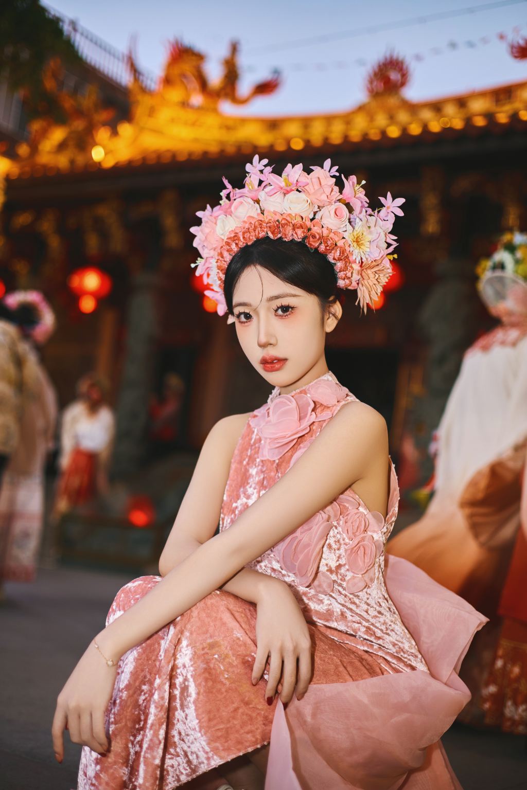 泉州開元寺西街簪花體驗