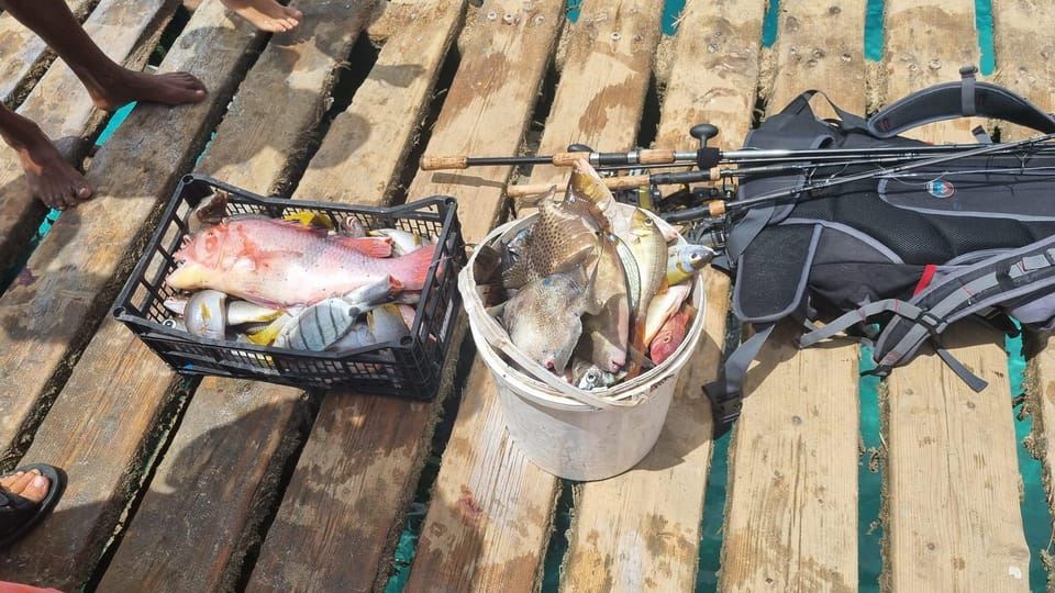 Santa Maria: Beach Fishing and Grilling Adventure