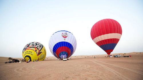 Dubai Hot Air Balloon ride with Private Transfers Day Tours 5