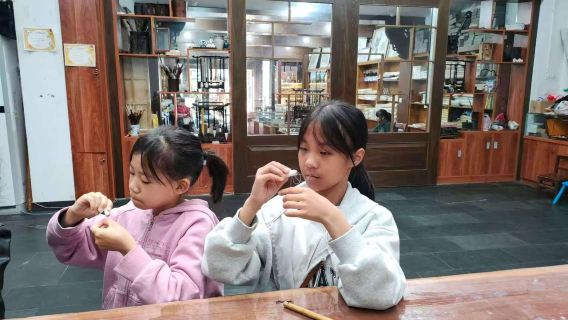 黃山市區胡開文墨廠-私家墨廠預約+大咖導師導覽+非遺描金體驗 （贈送徽墨一塊）