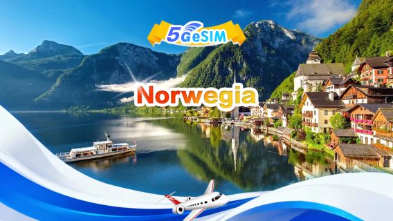 Norwegia 5G eSIM | Paket lengkap | Total 1-30GB | 3-30 hari | Sistem 24 jam | QR code