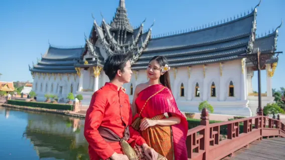 [Bestil samme dag] Billet til Bangkok Ancient City eller Erawan Museum - valgfri privat transport