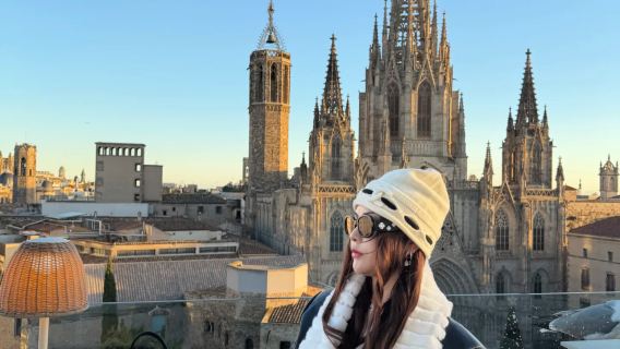 [Transfer vom Kreuzfahrtterminal] Klassische Sehenswürdigkeiten in Barcelona + maßgeschneiderte Touren + deutschsprachiger Fahrer und Guide