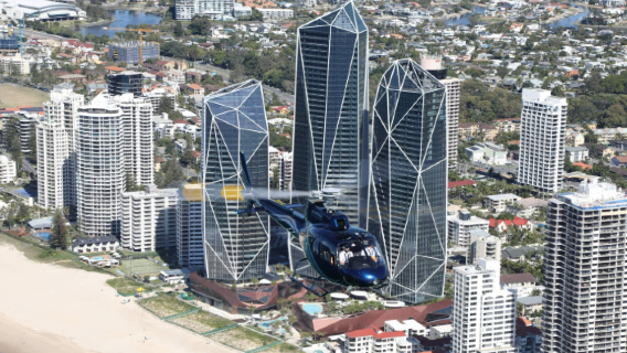 Tur helikopter di Gold Coast, Australia (tur helikopter 5-15 menit)