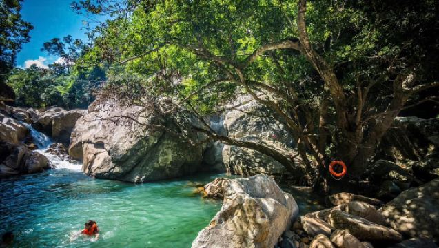 Private - Nha Trang Monkey Island & Ba Ho Waterfalls Day Trip