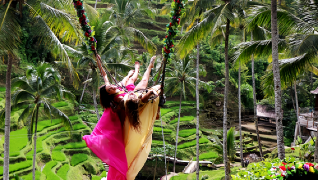 TEGALLALANG Outdoor Adventure with Temple, Waterfall, Spa and RITZ-CARLTON Teatime