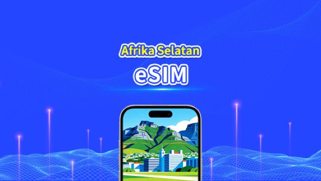 eSIM Afrika Selatan | 4G | rangkaian berkelajuan tinggi | Pakej data harian/jumlah | Penagihan 24 jam | 1-30 hari | kod QR