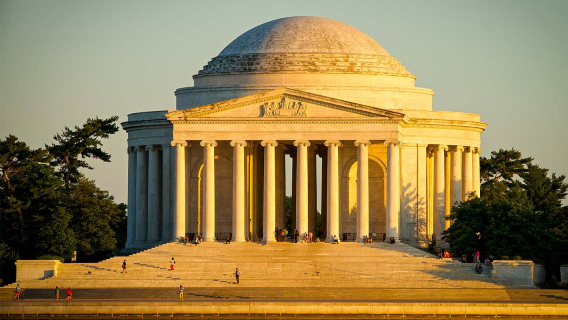 Day tour to United States Capitol, Washington Monument, National World War II Memorial and Thomas Jefferson Memorial