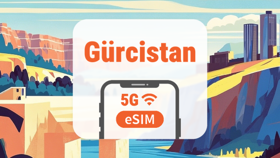 Gürcistan 5G eSIM | Üçlü Şebeke • Tüm AI & TikTok | 1–30 Gün | QR Kod