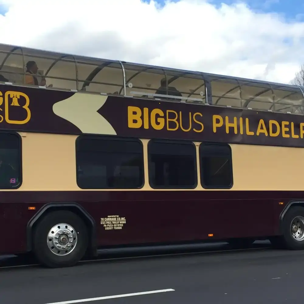 Philadelphia BigBus open-top sightseeing bus (visit classic
