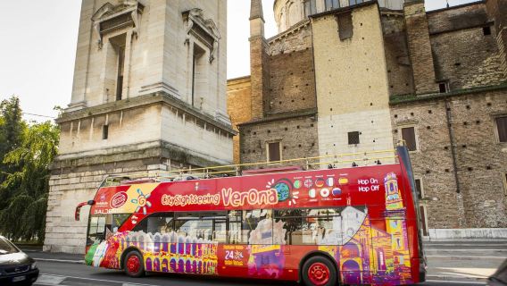 Βερόνα CitySightseeing: Τουριστικά λεωφορεία (διπλή διαδρομή + πολυγλωσσική ξενάγηση + μεσαιωνικά μνημεία)