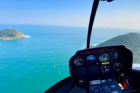 Helicopter flight experience in Xiyong, Shenzhen, Guangdong [Overlooking Xiyong Tourist Resort/Shenzhen Observatory/Xichong Lover's Island]