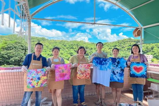 南丫島北角新村創意扎染T-Shirt 成人課程體驗