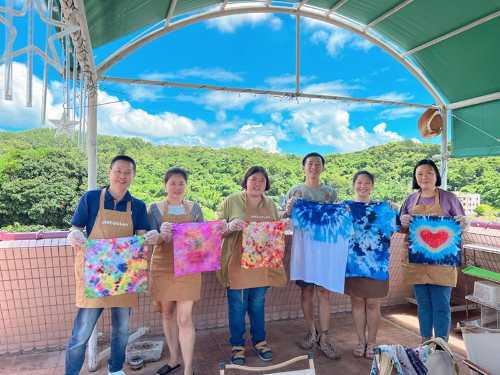 南丫島北角新村創意扎染T-Shirt 成人課程體驗