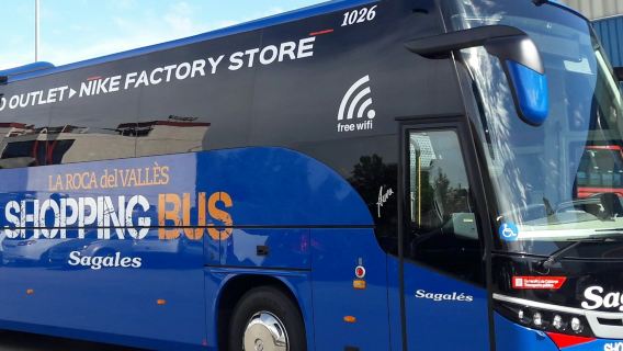 Sagalés Shopping Bus to La Roca Village