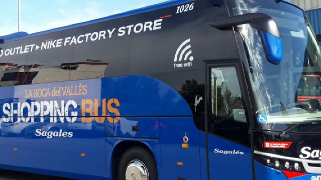 Autobús de compras Sagalés a La Roca Village