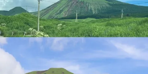 日本熊本阿蘇山+草千里+上色見熊野座神社+白川水源一日遊