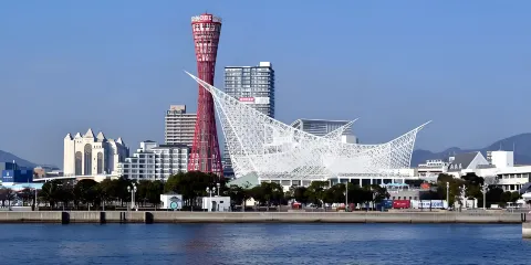 日本神戶港+馬賽克摩天輪+美利堅公園+南京町+六甲山一日遊