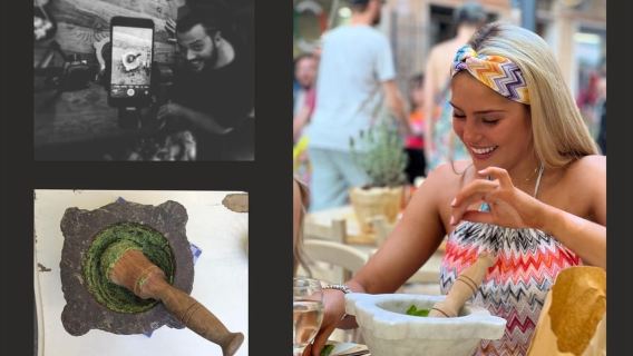 Sestri Levante: Lớp học nấu ăn và làm Pesto, Thử rượu vang