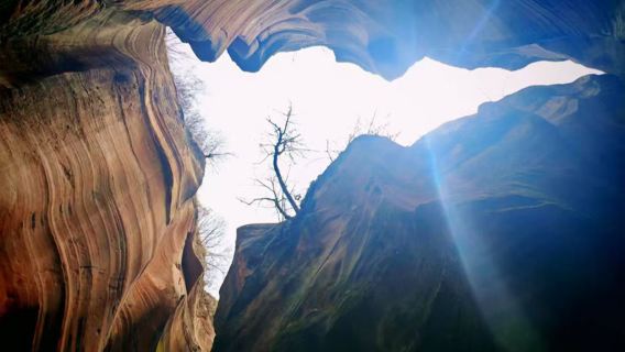 陝西延安甘泉大峽谷一日遊【純玩無購物+可選心形峽+永寧古寨】