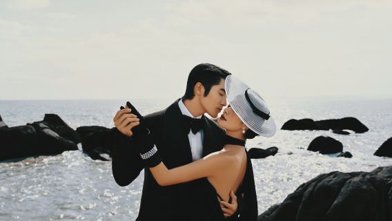 廈門濱海沙灘旅拍【婚紗照/情侶婚禮照/婚禮攝影/服飾選購/底片完整/飯店住宿包郵】