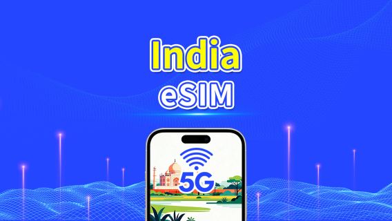eSIM India | 4G | Paket Data Harian/Total | 1-30 hari | Penagihan Hari Kalender | Kode QR