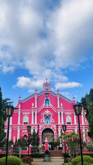 ฟิลิปปินส์ มะนิลา บัฟฟาโล่ซิตี้ [โบสถ์สีชมพู + รถวัวดนตรี + ร้านอาหารน้ำตก + ล่องแพไม้ไผ่]