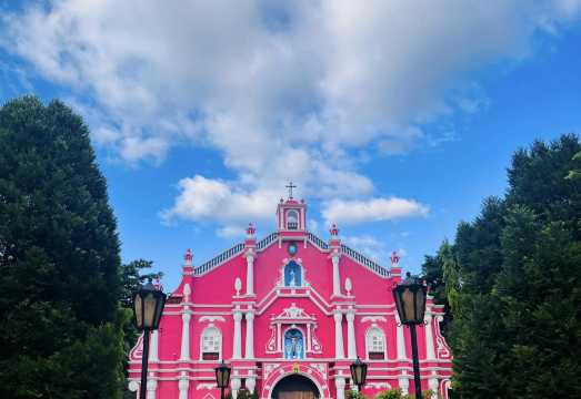 Buffalo City Manila, Philippines [Pink Church + Musical Buffalo Cart + Waterfall Restaurant + Bamboo Rafting]