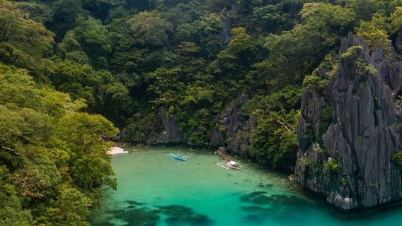 El Nido Inselhüpfen Tour D: Cadlao Lagune + Kleine Lagune + Paradise Beach + Entspannungsinsel