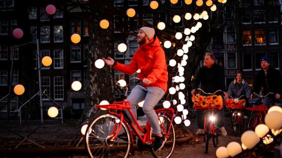 Amsterdam Light Festival: Guided Bike Tour