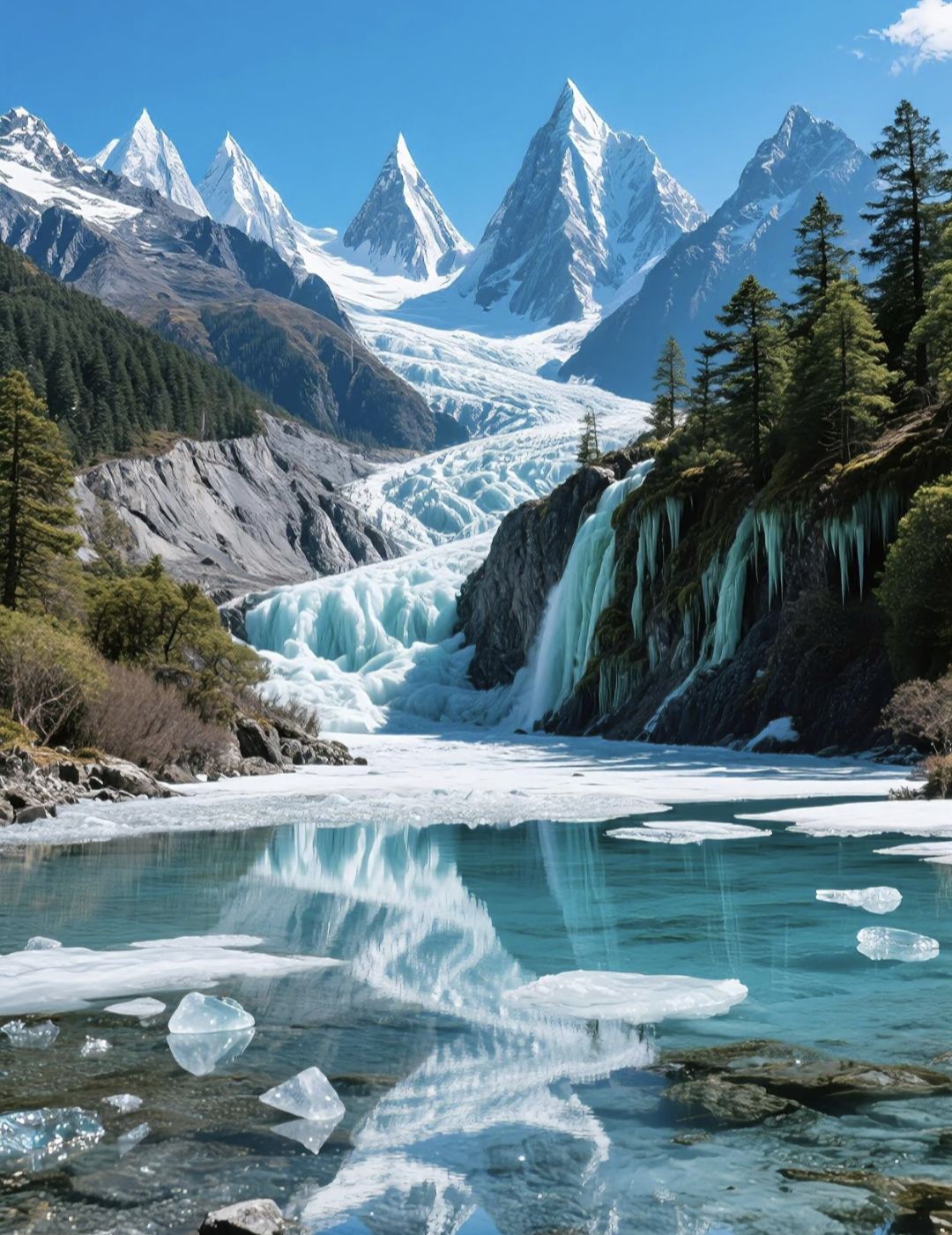 In Lijiang die entflohene Prinzessin der Schneeberge sein