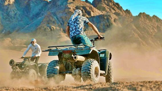 Quad experience in the Sahara with dinner from Sharm El Sheikh