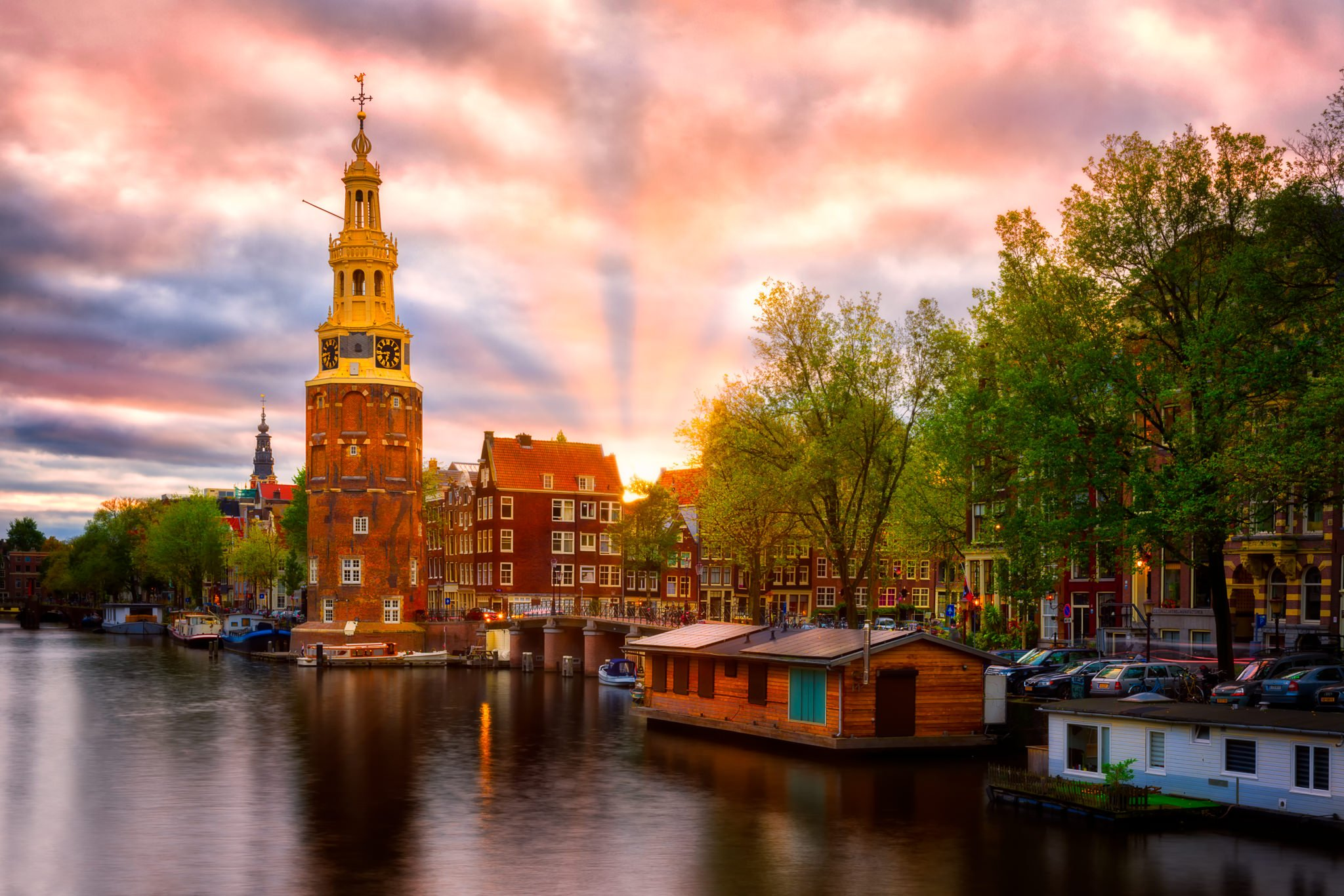 Rembrandt House Museum + Waterlooplein Market + Maritime Museum + Montelbaans Tower (Montelbaanstoren) + Canals of Amsterdam