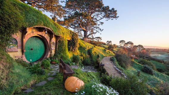 Tur setengah hari ke Desa Hobbit Selandia Baru [Termasuk makan siang prasmanan di Desa Hobbit + transportasi pulang pergi dari Rotorua]