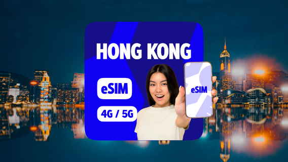 Hongkong Datenpakete 4G/5G eSIM | 500MB/Tag-5GB/Tag | Abrechnung nach 24 Stunden | 1-365 Tage