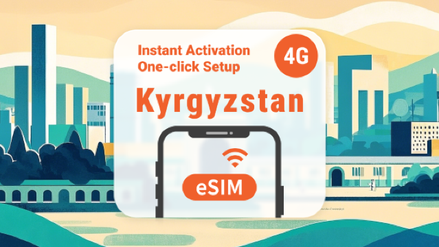 Kirgizië eSIM | Volledige toegang tot AI en TikTok | 1–30 dagen | Directe QR-code