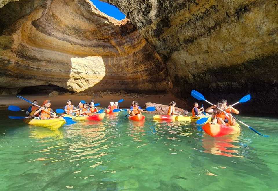 Benagil Cave Guided Kayaking Tour Caves & Secret Spots 