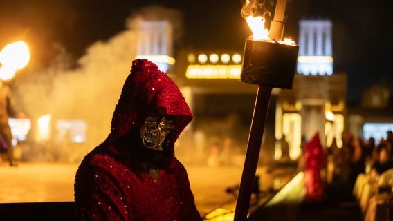 Premium Desert Safari at Arabian Heritage Luxury Camp+ Deluxe BBQ Buffet+Shows+5*Service