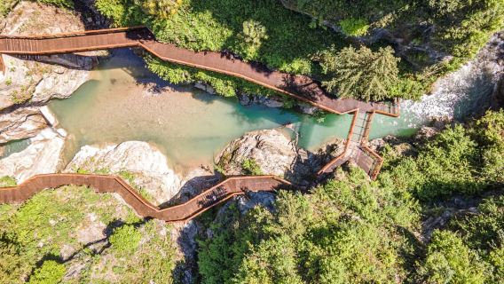 Como Lake: entry ticket Bellano Gorge